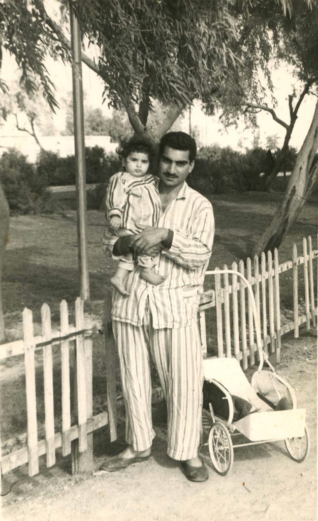 Foto: CHolud Kassem und ihr Vater